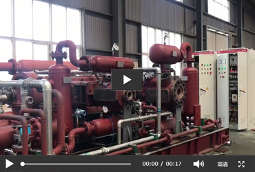 MW-15.2/(0.05-0.15)-40bog壓縮機試車現(xiàn)場